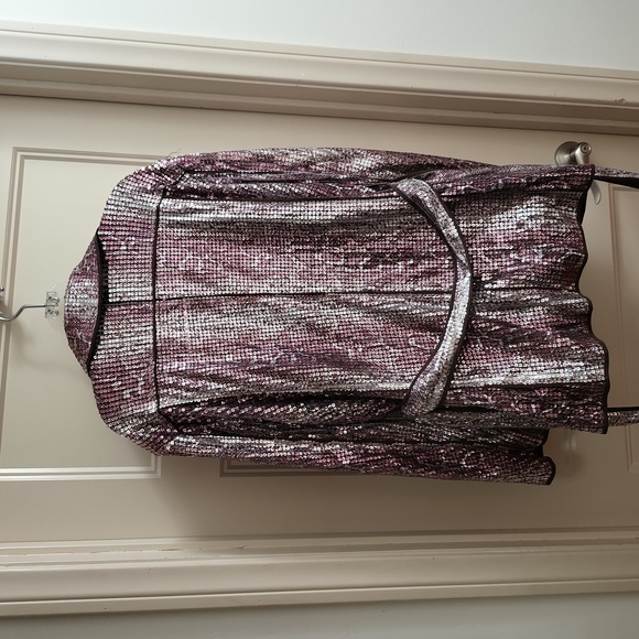 CHICO"S Sequin Snake Print Blazer - Picture 4 of 9